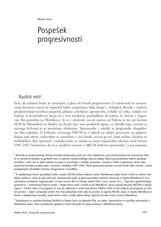 Pospešek progresivnosti